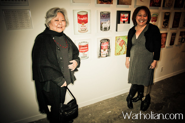 Artists Donna Berry and Allison Leong - Warhol Reimagined: The New Factory Setup and VIP Opening Night - Project One Gallery - Warholian