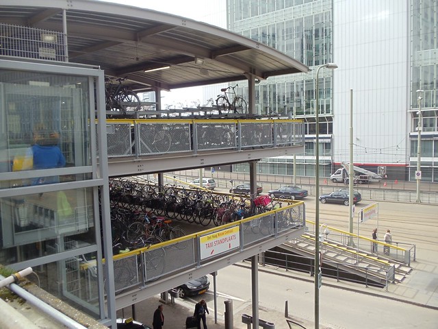 Wed, 04/06/2011 - 09:07 - Multi-level bike parking in The Hague