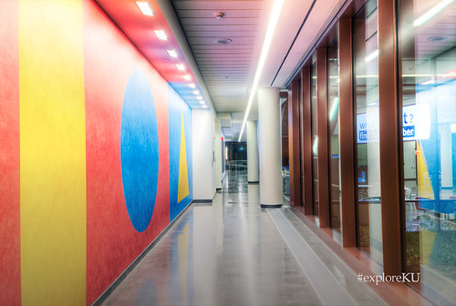 Explore KU: Never-ending Hallway of Color