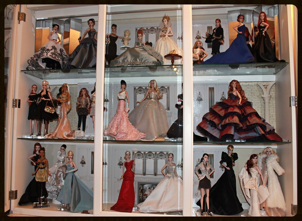 Fr Curio Cabinet Doll Display Shelves Vanessa Lives Here Flickr