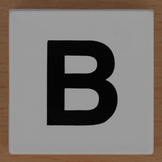 Duplo letter B