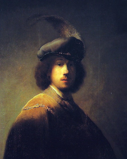 Rembrandt van Rijn - Self Portrait at Gardner Art Museum Boston MA