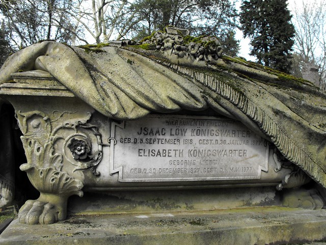 Tomb of Isaac Löw Königswarter (1818-1877) - Banker and Donator of the jewish Hospital Frankfurt