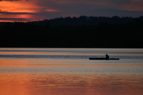 sunset lake kayak maine cram seann seanncram seannpatrick seannpatrickphotography