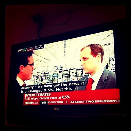Bank of England keeps interest rates at 0.5% - Captured from @bbcnews — 지호 | Ji-Ho | 志浩, CC BY-SA
