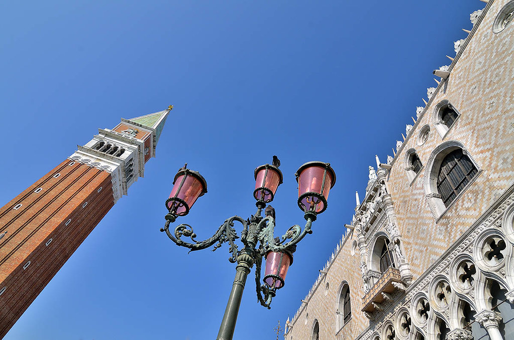 Venice, Palazzo Ducale and Campanile, Italy