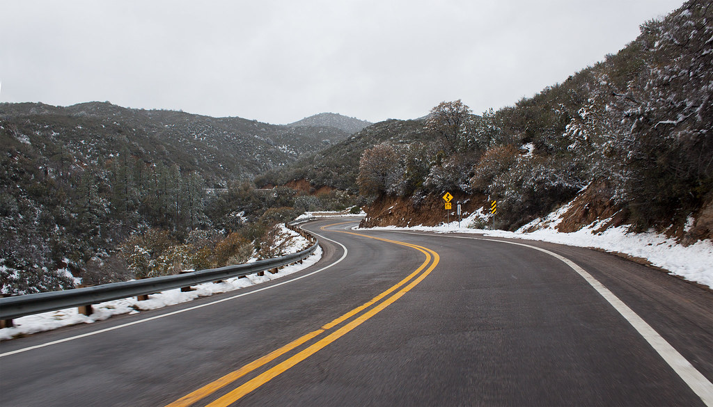 Arizona State Route 89 in the Snow 2