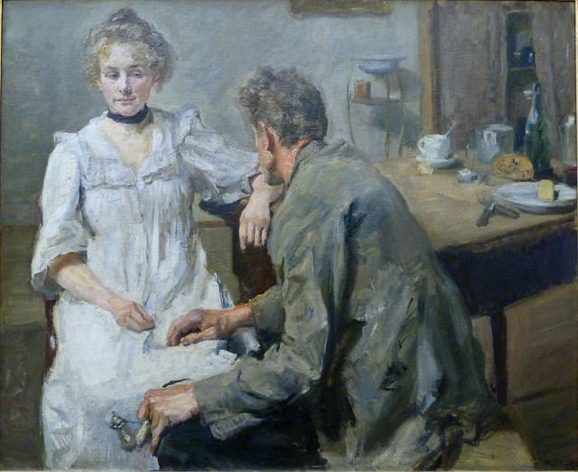 Max Slevogt - The day's work done (1900)