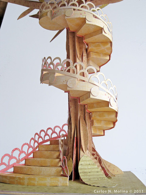 Tree House - Paper Sculpture - Detail