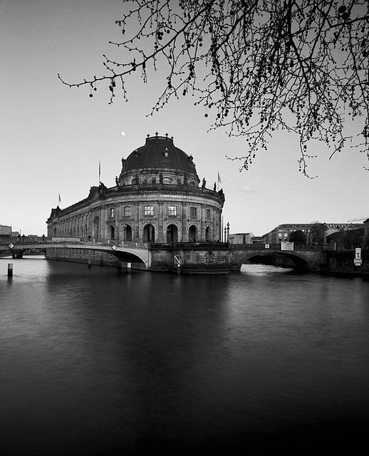 Bode-Museum, Museumsinsel in Berlin (Schwarzweiss) / Bode Museum, Berlin’s Museum Island, Germany (black and white)