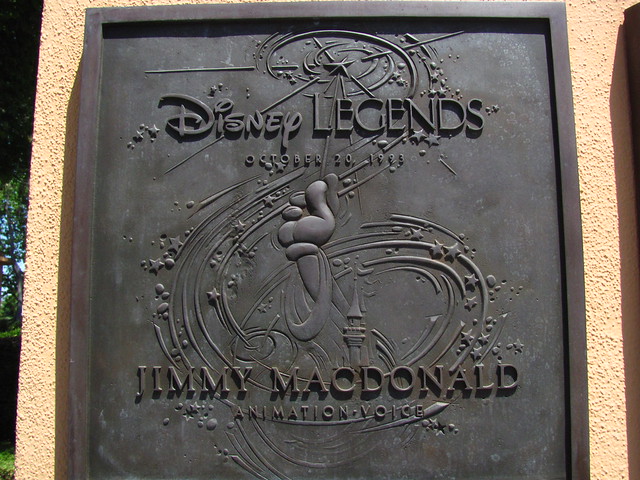 Jimmy MacDonald Disney Legend at the Disney Legends Plaza