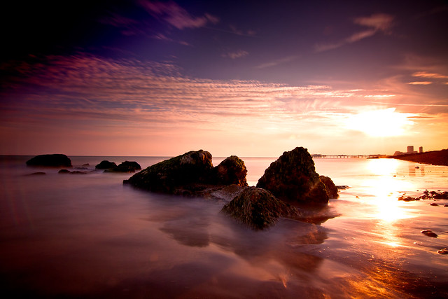 Brighton Beach sunset long exposure (124/365)
