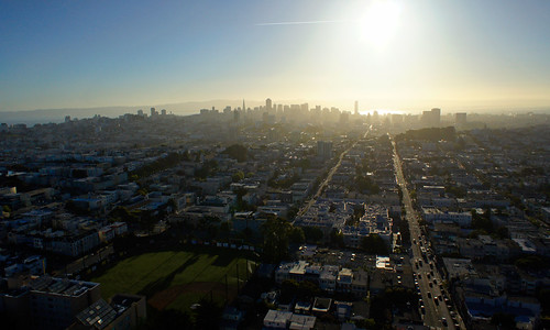 Early morning backlit San Francisco by Michael Layefsky
