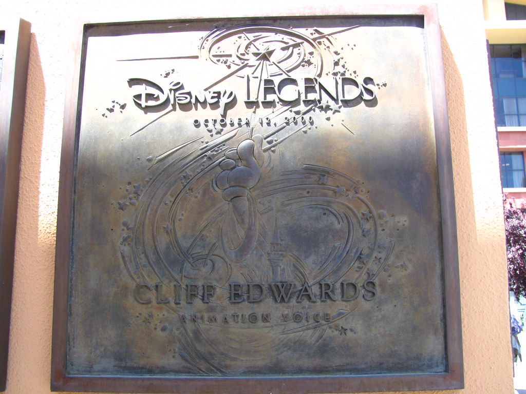Cliff Edwards Disney Legend at the Disney Legends Plaza
