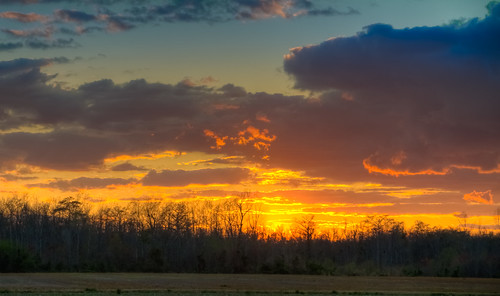 sunset cloudy northcarolina