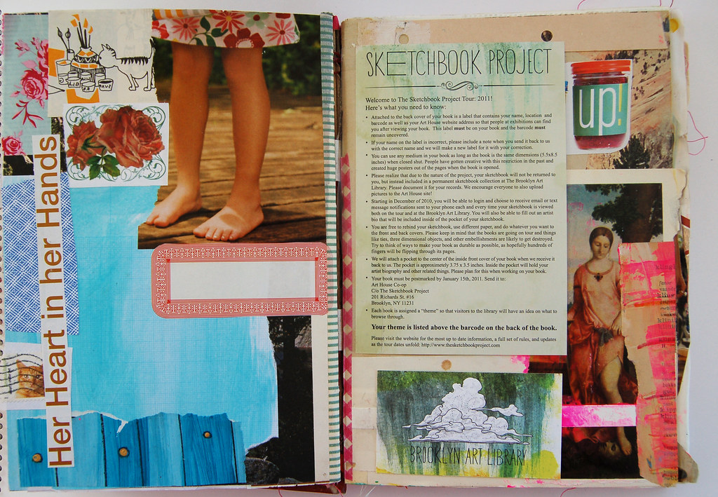 Just as it is - art journal page by iHanna