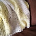 Yellow and white blanket