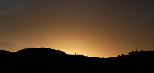silhouette southdakota sunrise 35mm outdoors nikon hiking backpacking badlands d80