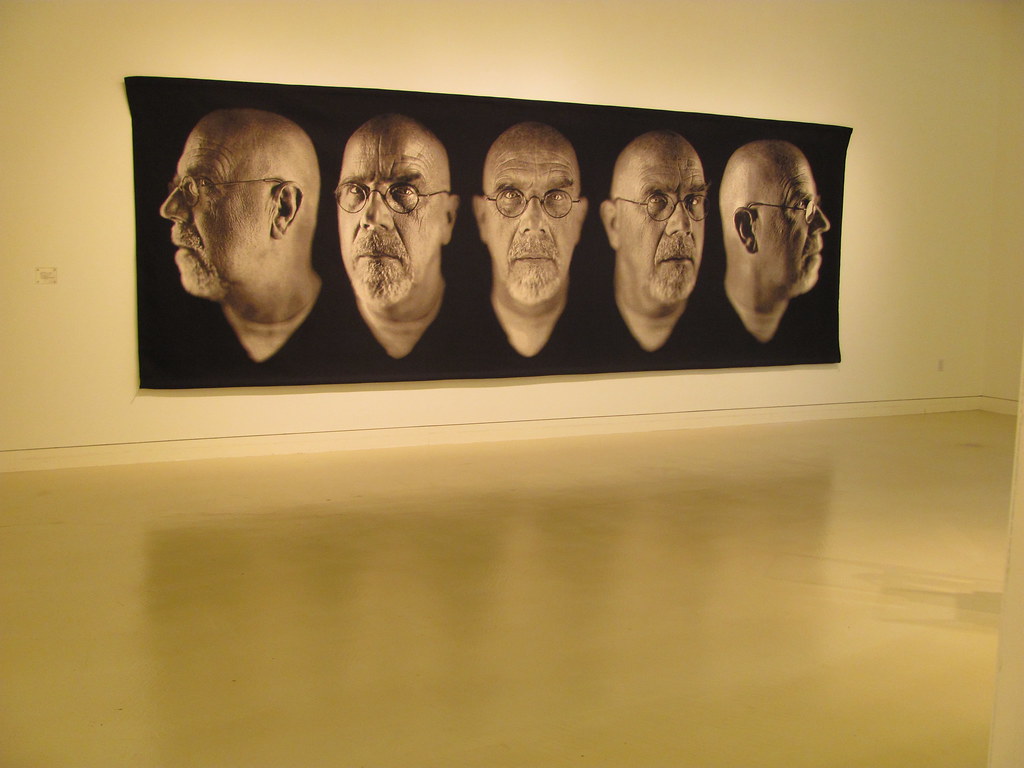 Chuck Close Self Portrait 1 This is from a show at the