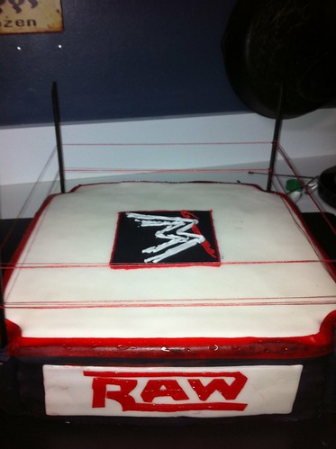 birthday cake wrestling birthdaycake wwf fondant wrestlingcake wwfcake