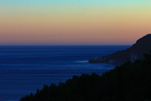 blue sunset pordosol sea portugal azul mar pôrdosol setúbal litoral entardecer