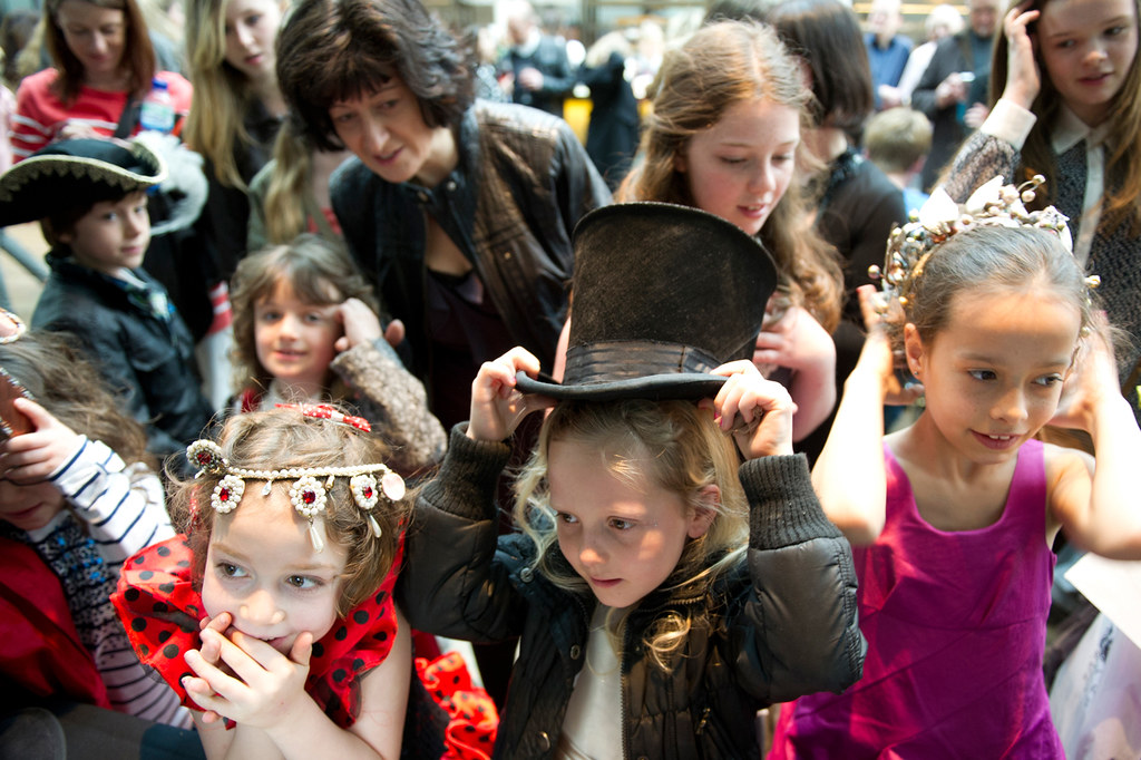 Children dressing up at a Royal Opera House Welcome Performance © ROH 2012