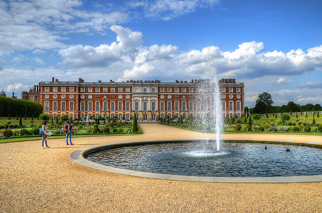 Hampton Court Palace.
