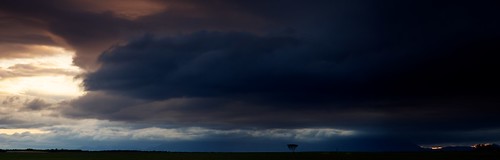 sunset panorama color colour tree field silhouette clouds landscape farm hill mountian paddock williamgreenfield wtgphotography stirlingsranges