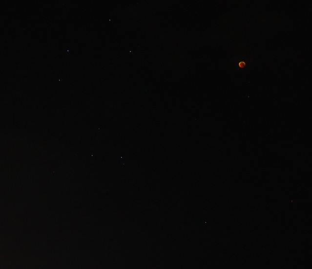 Lunar Eclipse with Sagittarius and Scorpius