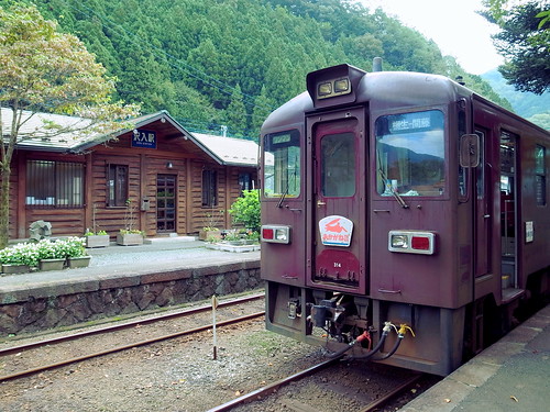 Sōri Station わたらせ渓谷線 沢入駅 わ89-310形(314あかがねIII)