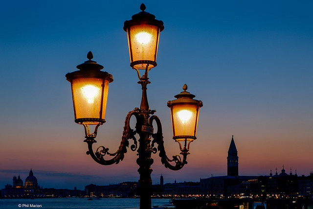 Beautiful street lanterns - Venice, Italy