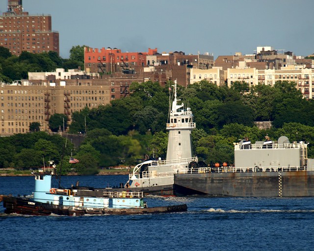 CROW and COHO Tugboats, Hudson River, New York City