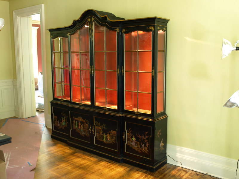 Union National China Cabinet Hand Painted Cabinet Manufact Flickr