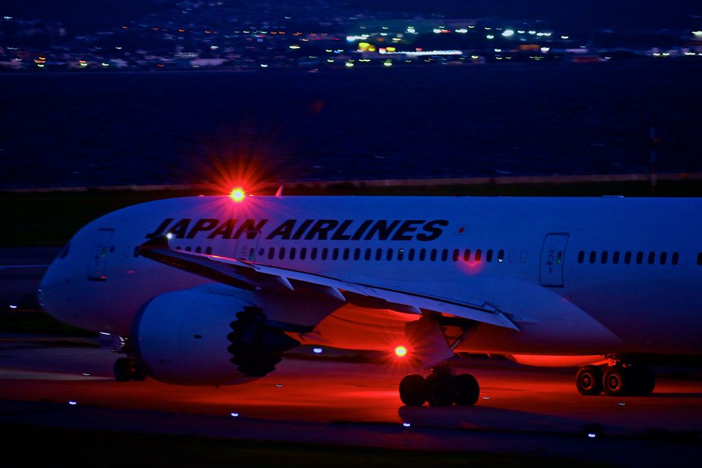 JAPAN AIRLINES Boeing 787 JA832J anti-collision light | Flickr