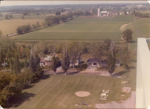 trees houses farms 1960s aerialphotographs