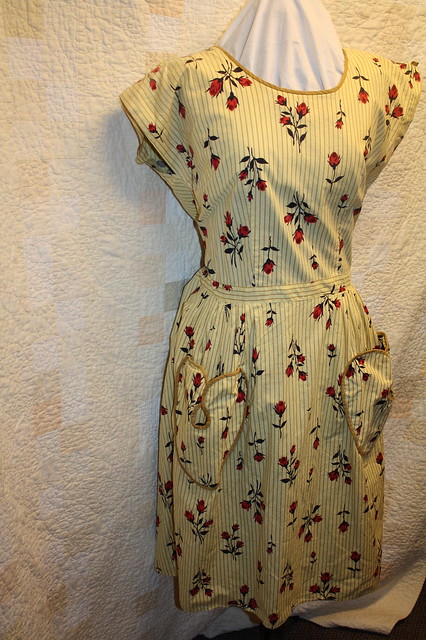 Vintage Rosebud Wrap Dress