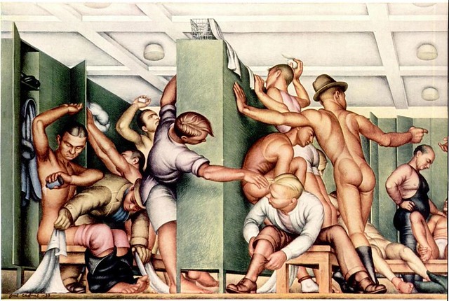 Paul Cadmus - YMCA Locker Room 1933