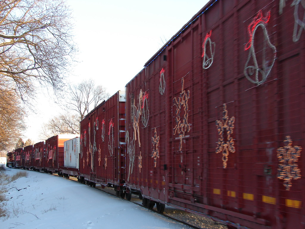 Holiday train in Camanche