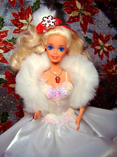 1989 Happy Holidays Barbie #2