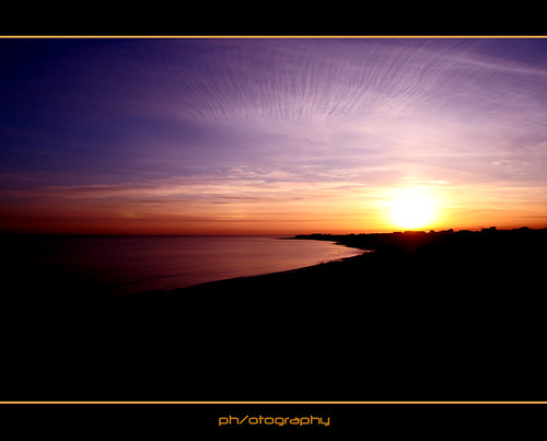Sunset by Patrick Higgins Photography, Sunset, at the beach beside Kilkeel Harbour. (21/01/11) ireland sunset kilkeel