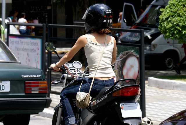 Girl on motorcycle 2 - Life on wheels