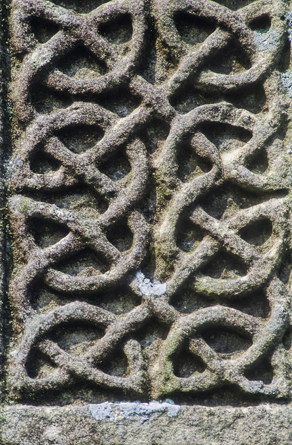 Bewcastle Cross, South face, panel of interlace