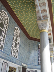 Palais de Topkapı - Détail murs extérieur du Kiosque de Bagdad