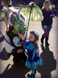 little girl & dragon | I thought this was adorable. The litt… | Flickr