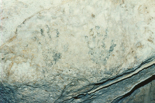 Hand print in Chugai cave, Rota.

Judy Flores
