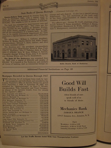 1928 Queens Chamber of Commerce Book, Jan 1928 Queens Bank Resources & New Banks, State Banks, Page 8 | by Rego-Forest Preservation Council