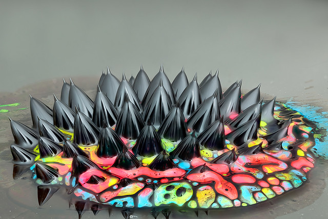 Ferrofluid primordial soup