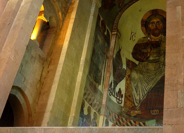 Inside the Svetitskhoveli Cathedral in Mtskheta