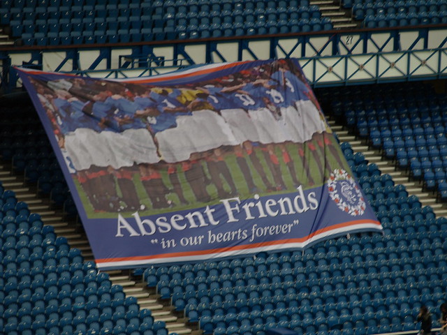 Ibrox remembers absent friends