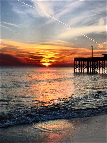 sunset gulfofmexico florida panamacitybeach nikonn65 standrewsstatepark fishingpiers floridastateparks nikkor70200lens